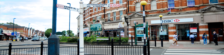 Cars in Palmers Green